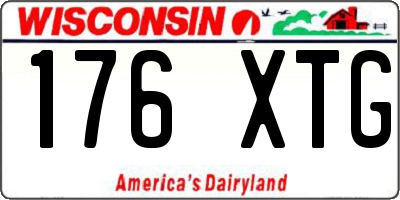 WI license plate 176XTG