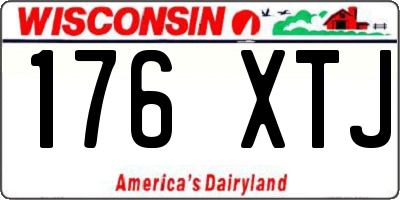 WI license plate 176XTJ