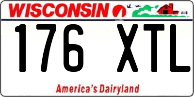 WI license plate 176XTL