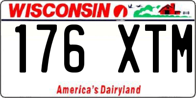 WI license plate 176XTM