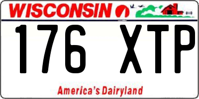 WI license plate 176XTP
