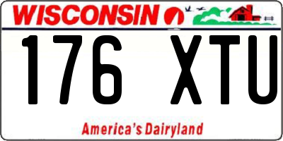 WI license plate 176XTU