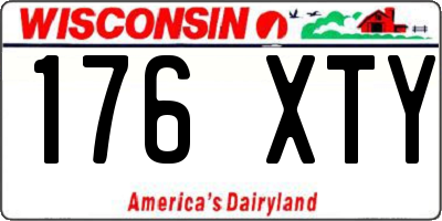 WI license plate 176XTY