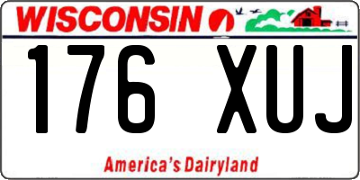 WI license plate 176XUJ