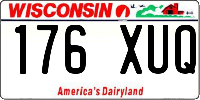 WI license plate 176XUQ