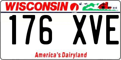 WI license plate 176XVE