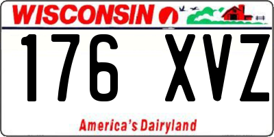 WI license plate 176XVZ