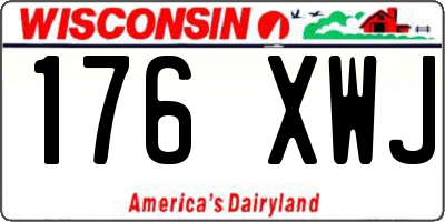 WI license plate 176XWJ
