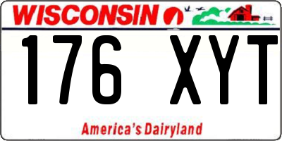 WI license plate 176XYT