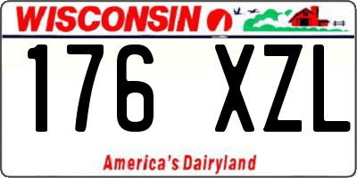 WI license plate 176XZL
