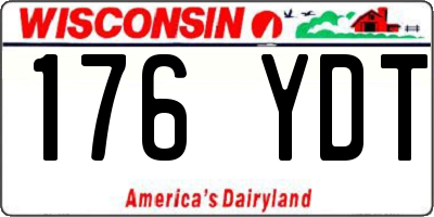 WI license plate 176YDT