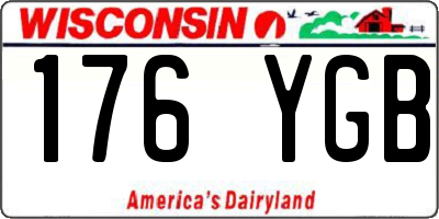 WI license plate 176YGB