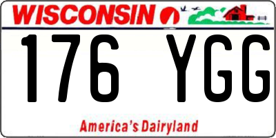 WI license plate 176YGG