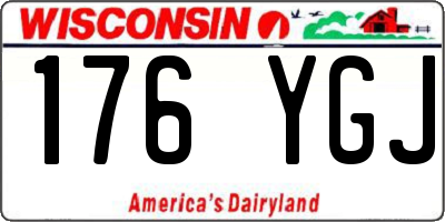 WI license plate 176YGJ