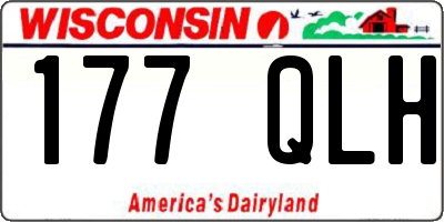 WI license plate 177QLH