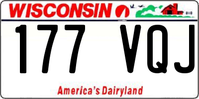 WI license plate 177VQJ