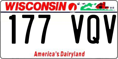 WI license plate 177VQV