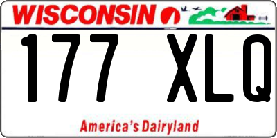 WI license plate 177XLQ