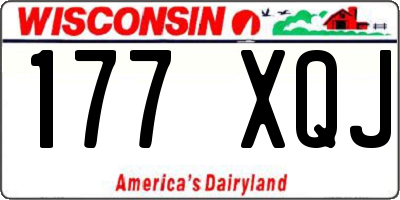 WI license plate 177XQJ