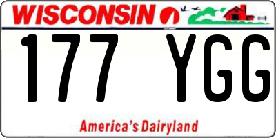 WI license plate 177YGG