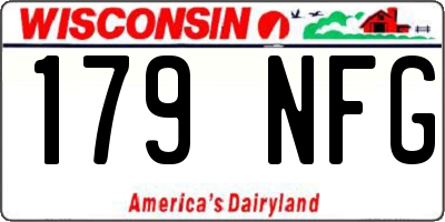 WI license plate 179NFG