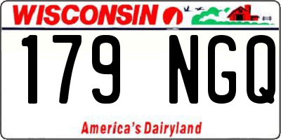 WI license plate 179NGQ