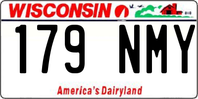 WI license plate 179NMY