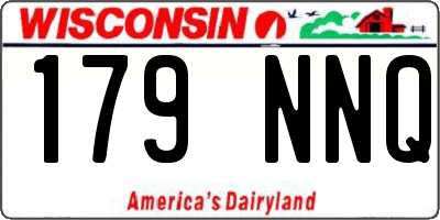 WI license plate 179NNQ
