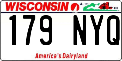 WI license plate 179NYQ