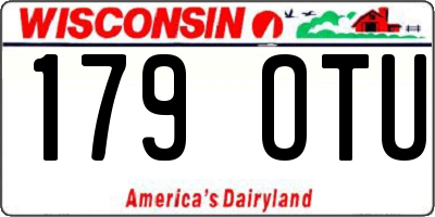 WI license plate 179OTU
