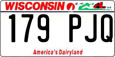 WI license plate 179PJQ