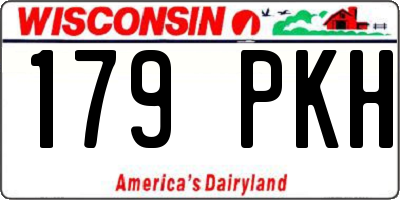 WI license plate 179PKH