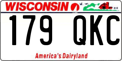WI license plate 179QKC