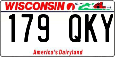 WI license plate 179QKY