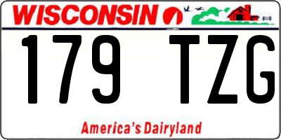 WI license plate 179TZG