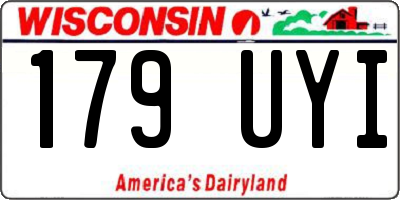 WI license plate 179UYI