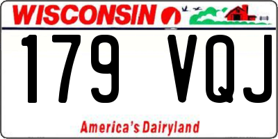 WI license plate 179VQJ