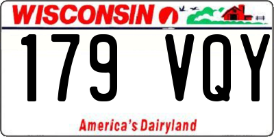 WI license plate 179VQY