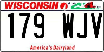 WI license plate 179WJV