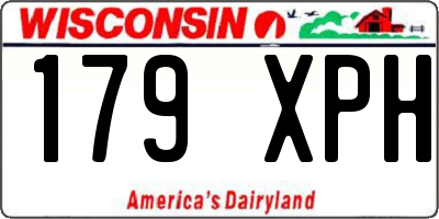 WI license plate 179XPH