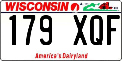 WI license plate 179XQF