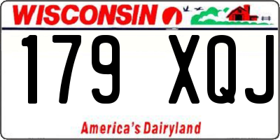 WI license plate 179XQJ