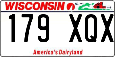 WI license plate 179XQX