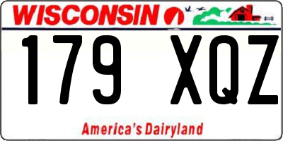 WI license plate 179XQZ