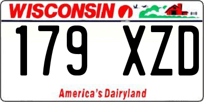 WI license plate 179XZD