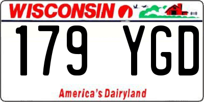 WI license plate 179YGD