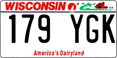 WI license plate 179YGK