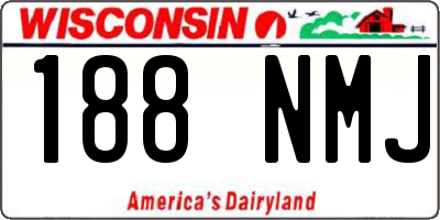 WI license plate 188NMJ