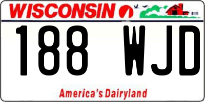 WI license plate 188WJD