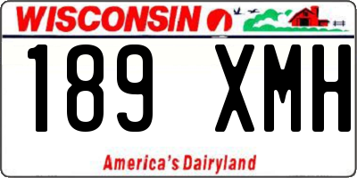WI license plate 189XMH